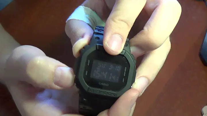 Обзор часов Casio G-Shock DW-5600 BB