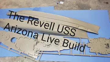 Starting the Revell U.S.S. Arizona in 1:426