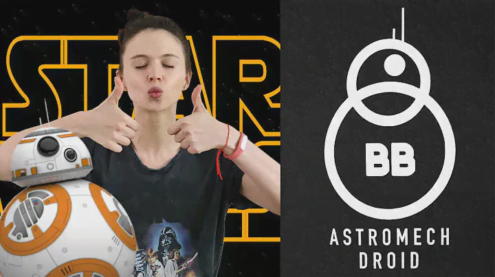 Дроид BB-8 и юный падаван Наташа