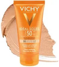 Vichy Capital Soleil BB Tinted Fluid Spf50 Водостойкий тональный флюид с высокой степенью защиты от солнца