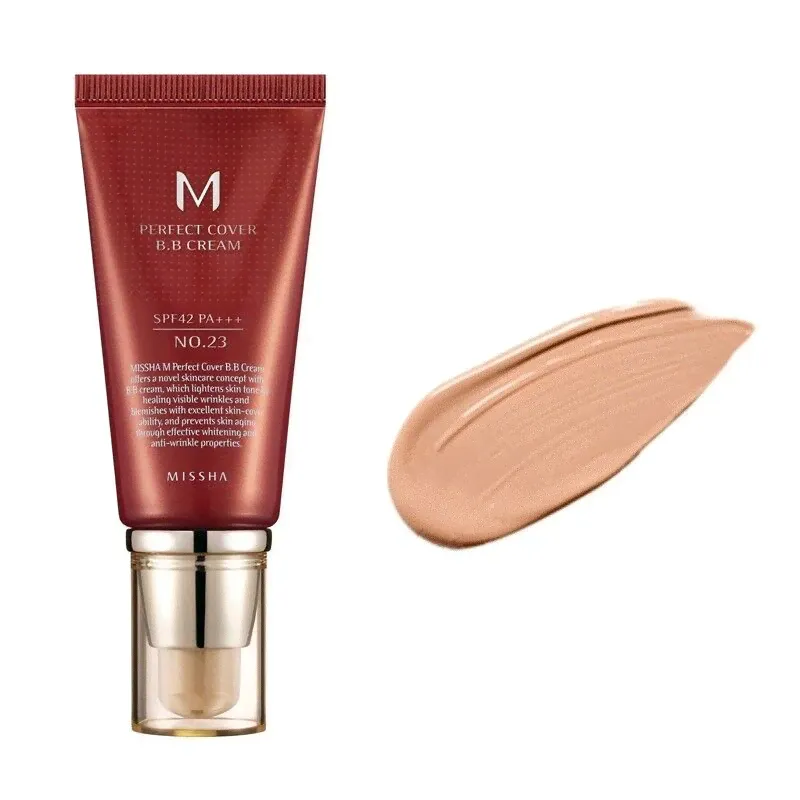 MISSHA M Perfect Cover BB Cream Spf PA+++(23 тон) 50ml Тональный bb крем, оттенок 23, натуральный беж, 50 мл
