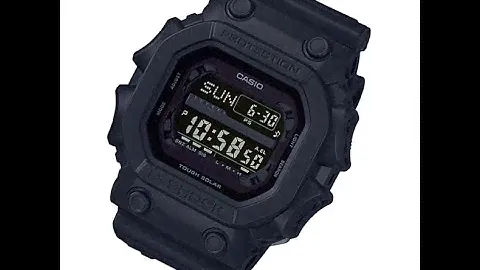 Casio GX-56BB-1E video обзор настройка