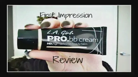 NEW!! LA Girl HD Pro BB cream First Impression/Review!