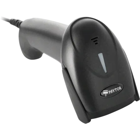 Проводной сканер штрих-кода PayTor BB-2008 Lite (2D, черный, без подставки)
