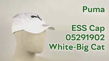 Розпаковка Puma ESS Cap 05291902 One size White-Big Cat