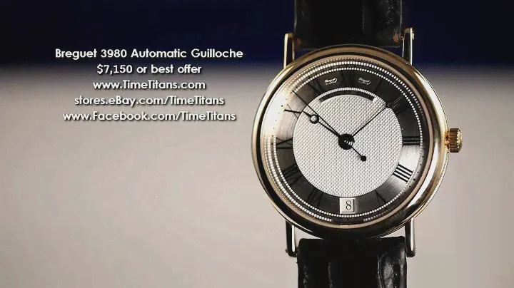 Breguet Reference 3980 Ultrathin Automatic 18k Yellow Guilloche
