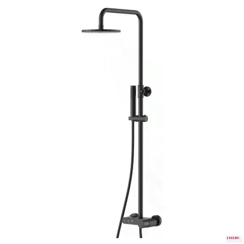 Душевая система Boheme STICK BLACK TOUCH BLACK 128-BB.2