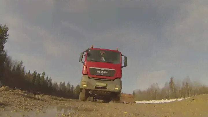 Лесовоз MAN МАН 6Х6