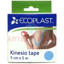Лента клейкая КИНЕЗИО-ТЕЙП BB TAPE 5 см х 5м (голуб.) Winner Industries (Shenzhen)/Китай