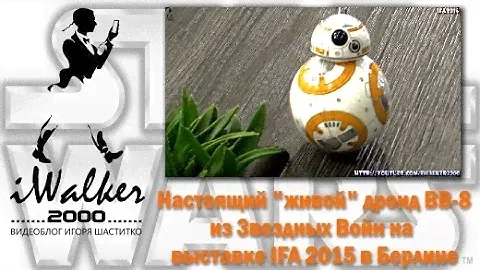 IFA 2015 Berlin: Star Wars BB-8 droid - "живой" дроид BB-8 из Звездных Войн