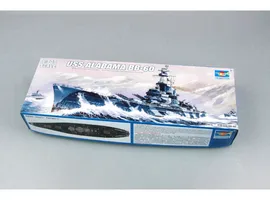 Сборная модель Американский линейный корабль BB-60 USS Alabama