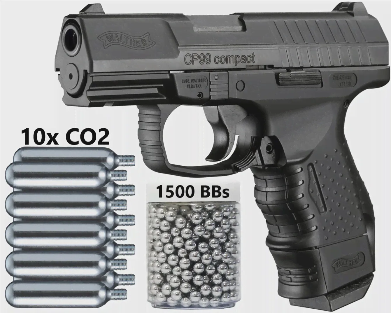 🛍 Umarex Walther CP99 Compact - Blowback CO2 .177 Cal BB Gun пневматический пистолет-345 FPS настенный жестяной знак