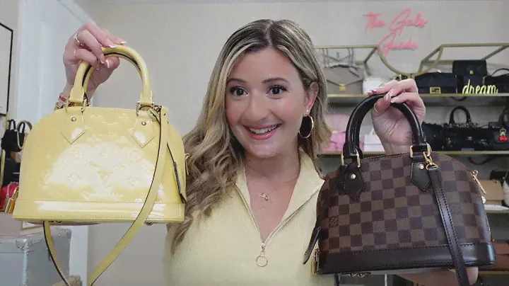 Louis Vuitton Alma BB In-Depth Review Vernis Leather vs Damier Ebene! I am OBSESSED! 💛
