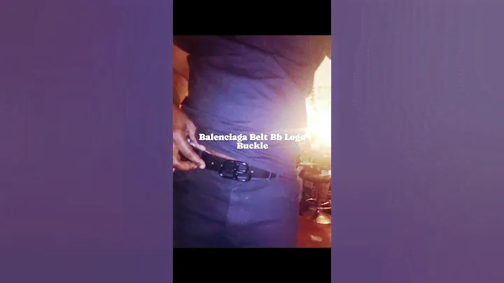 Balenciaga Belt Bb Logo Buckle