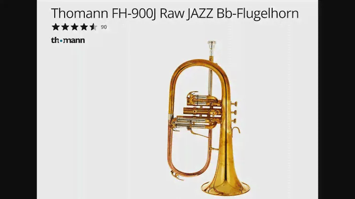 Обзор флюгельгорна Thomann FH-900J Raw JAZZ Bb Flugelhorn review