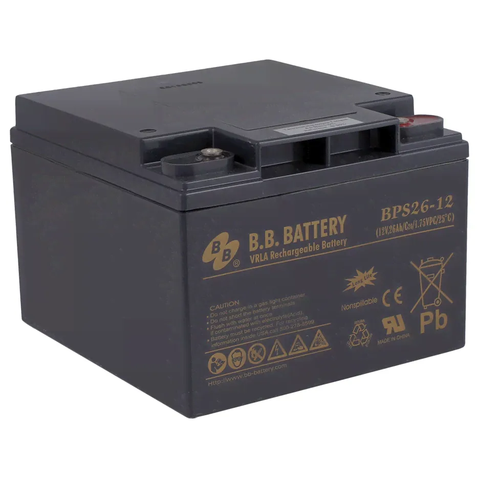 Аккумулятор BB Battery BPS 26-12 26Ач-0