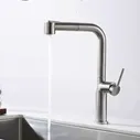 Смеситель Belbagno BB-LAM60-IN для кухни, с выдвижным изливом, цвет сатин