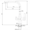 Смеситель для кухни BELBAGNO BB-LAM57-IN