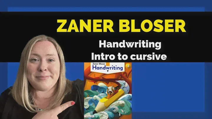Zaner Bloser Handwriting Flip through! Grade 3 Intro to Cursive!