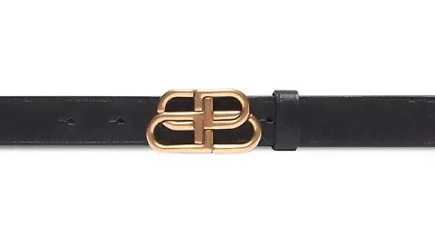 BALENCIAGA BB Thin Belt 581690 1CH04 1000
