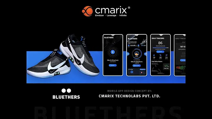 Nike Adapt BB Self-Lacing Shoes - Mobile App Concept By CMARIX Technolabs Pvt. Ltd.